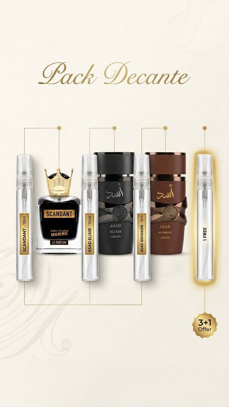 Pack Decantes ! 3+1 10 ml